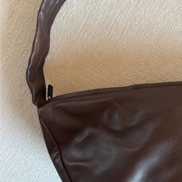 St. Agni Soft Crescent Bag in Chocolate Brown - Picture 8 of 15